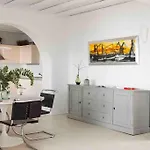 Elegant Seaside Villa, Great Views, Infinity Pool, Lia, Mykonos Villa Kalafati