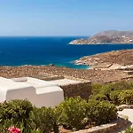 Elegant Seaside Villa, Great Views, Infinity Pool, Lia, Mykonos Villa Kalafati