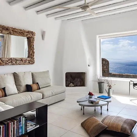 Elegant Seaside Villa, Great Views, Infinity Pool, Lia, Mykonos Villa