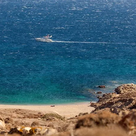 Willa Elegant Seaside Villa, Great Views, Infinity Pool, Lia, Mykonos