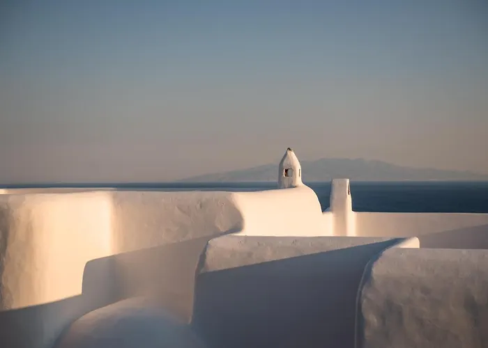 וילה Elegant Seaside Villa, Great Views, Infinity Pool, Lia, Mykonos