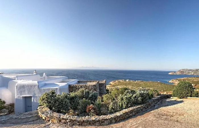 Elegant Seaside Villa, Great Views, Infinity Pool, Lia, Mykonos וילה