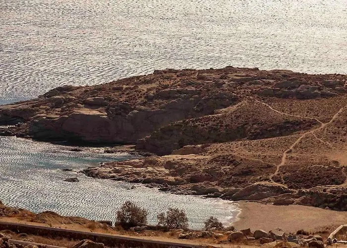 וילה Elegant Seaside Villa, Great Views, Infinity Pool, Lia, Mykonos