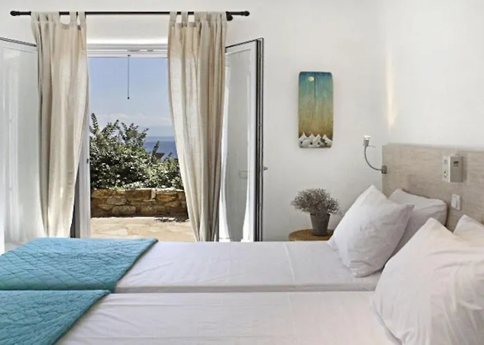 Elegant Seaside Villa, Great Views, Infinity Pool, Lia, Mykonos וילה