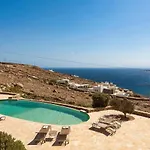 Elegant Seaside Villa, Great Views, Infinity Pool, Lia, Mykonos Kalafáti