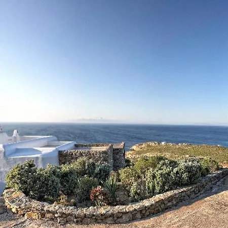 Elegant Seaside Villa, Great Views, Infinity Pool, Lia, Mykonos וילה