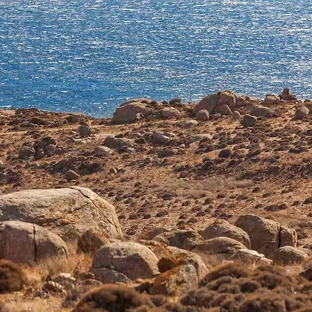 וילה Elegant Seaside Villa, Great Views, Infinity Pool, Lia, Mykonos