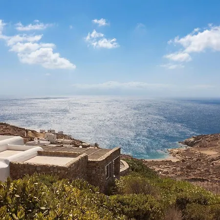 Elegant Seaside Villa, Great Views, Infinity Pool, Lia, Mykonos * カラファティス