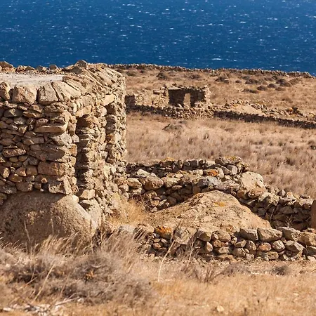 Elegant Seaside Villa, Great Views, Infinity Pool, Lia, Mykonos ヴィラ