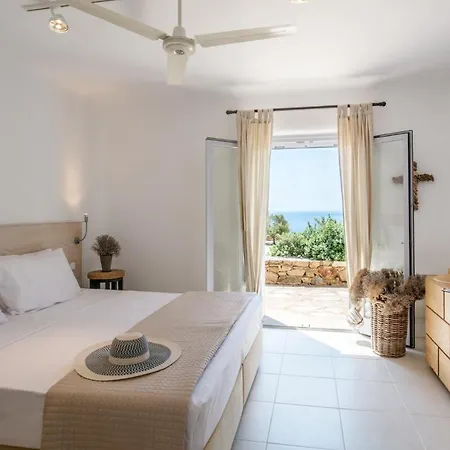 别墅 Elegant Seaside Villa, Great Views, Infinity Pool, Lia, Mykonos 卡拉法蒂斯