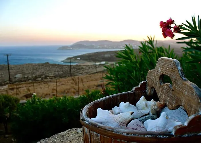 Elegant Seaside Villa, Great Views, Infinity Pool, Lia, Mykonos فيلة