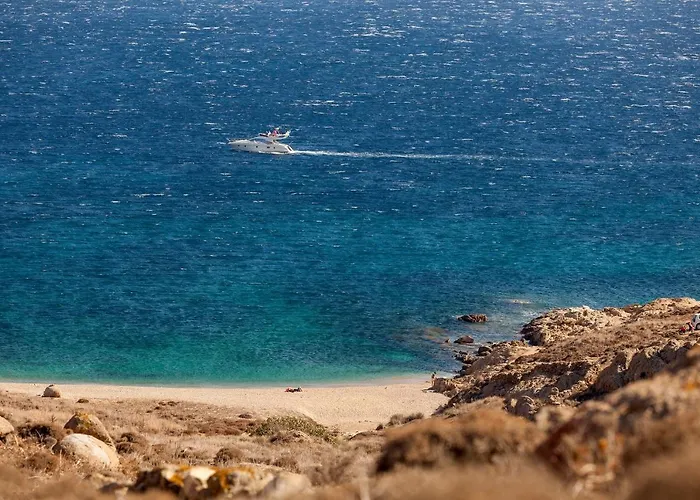 فيلة Elegant Seaside Villa, Great Views, Infinity Pool, Lia, Mykonos