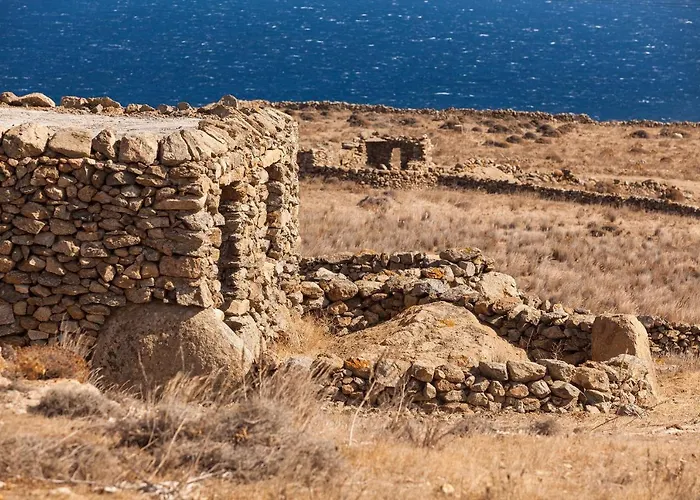 Elegant Seaside Villa, Great Views, Infinity Pool, Lia, Mykonos فيلة