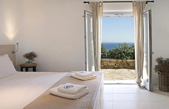فيلة Elegant Seaside Villa, Great Views, Infinity Pool, Lia, Mykonos كالافاتيس