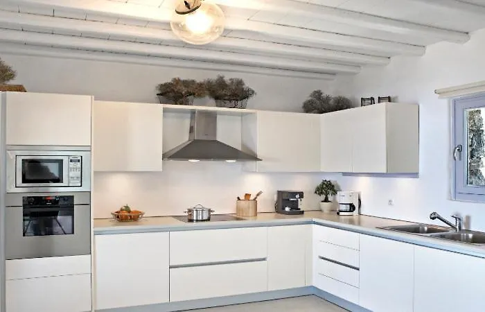 Elegant Seaside Villa, Great Views, Infinity Pool, Lia, Mykonos كالافاتيس