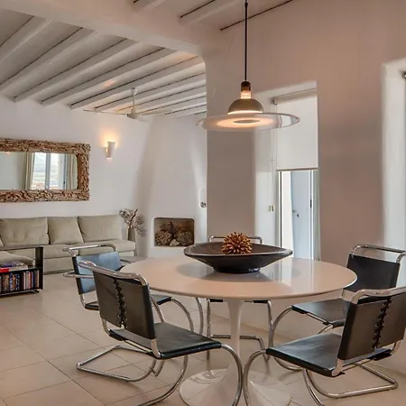 Elegant Seaside Villa, Great Views, Infinity Pool, Lia, Mykonos