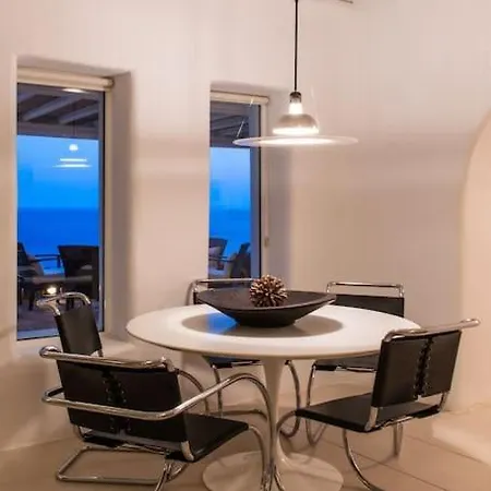 Elegant Seaside Villa, Great Views, Infinity Pool, Lia, Mykonos 칼라파티스
