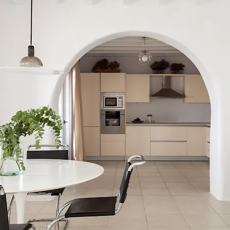 빌라 Elegant Seaside Villa, Great Views, Infinity Pool, Lia, Mykonos 칼라파티스