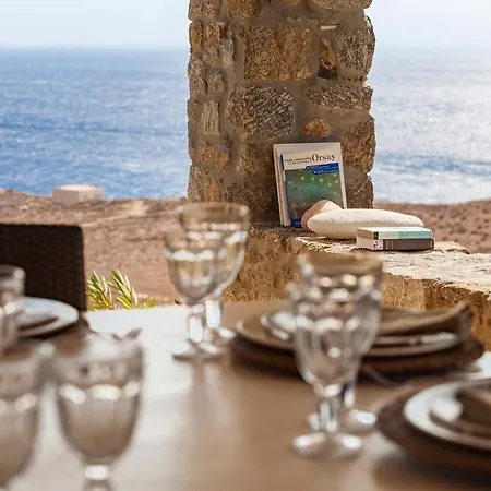 Elegant Seaside Villa, Great Views, Infinity Pool, Lia, Mykonos *